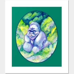 Mountain Gorillas Posters and Art